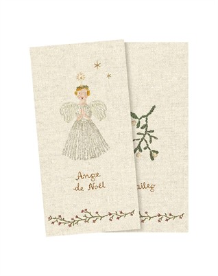 Serviet Engel - Hvid - Small